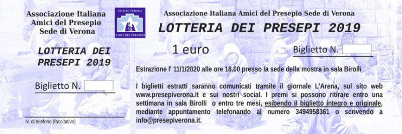 Lotteria del Presepio 2019-2020