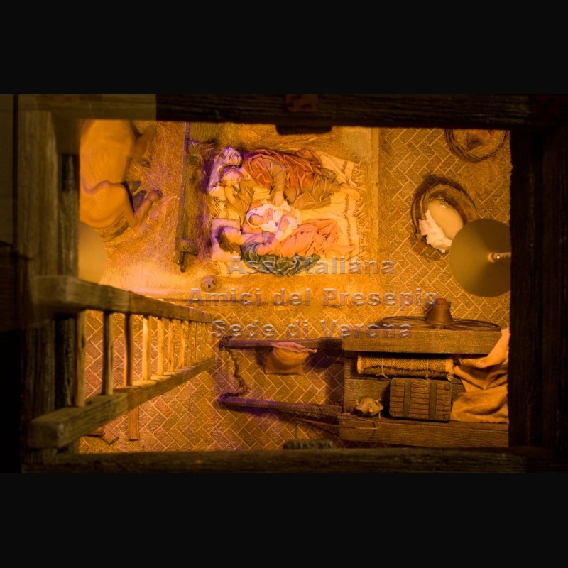 Immagine dell opera Gesù veglia su Maria e Giuseppe - Previdi Giovanni